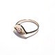 Rose Gold & Pink Tourmaline Eye Ring